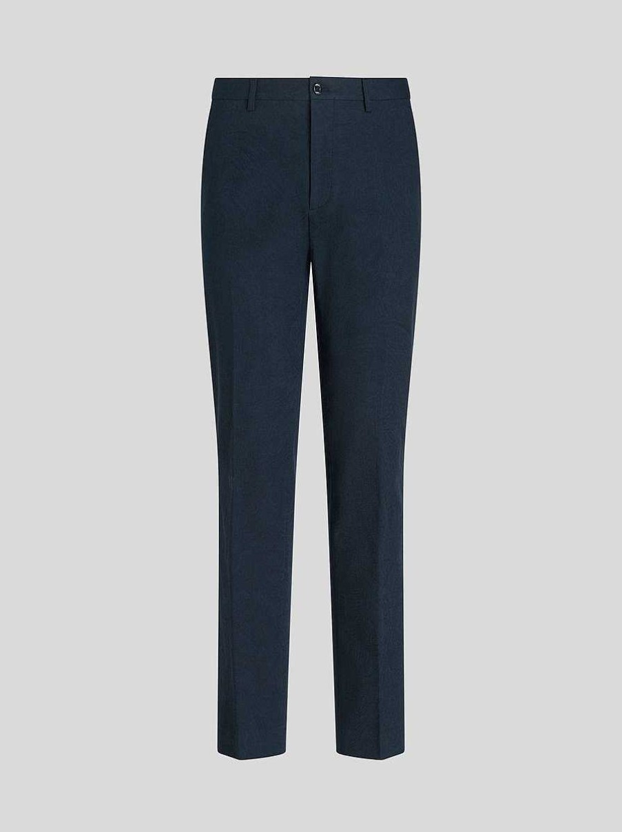 ETRO Hose Aus Paisley-Jacquard Beige Hose