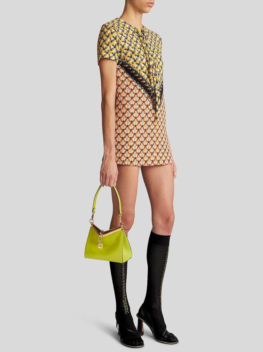 ETRO Mini-Vela-Tasche Grun Vela