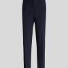 ETRO Masgeschneiderte Paisley-Jacquardhose Navy Blau Hose