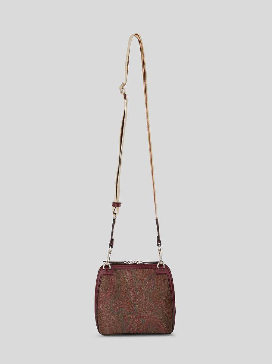 ETRO Etro Essential Umhangetasche Mit Aufgesticktem Pegaso Rot Essentiell