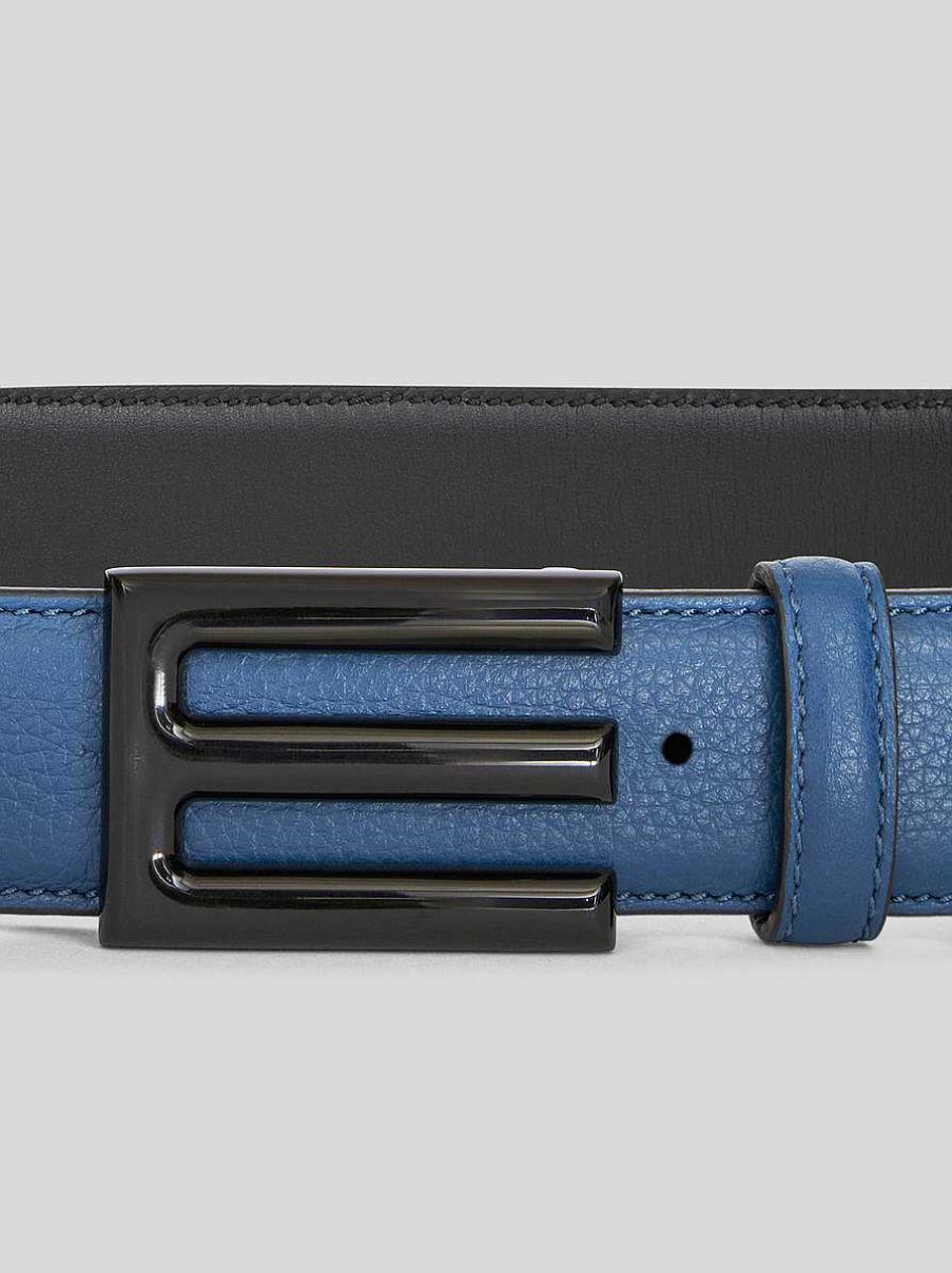 ETRO Wendegurtel Hellblau Gurtel