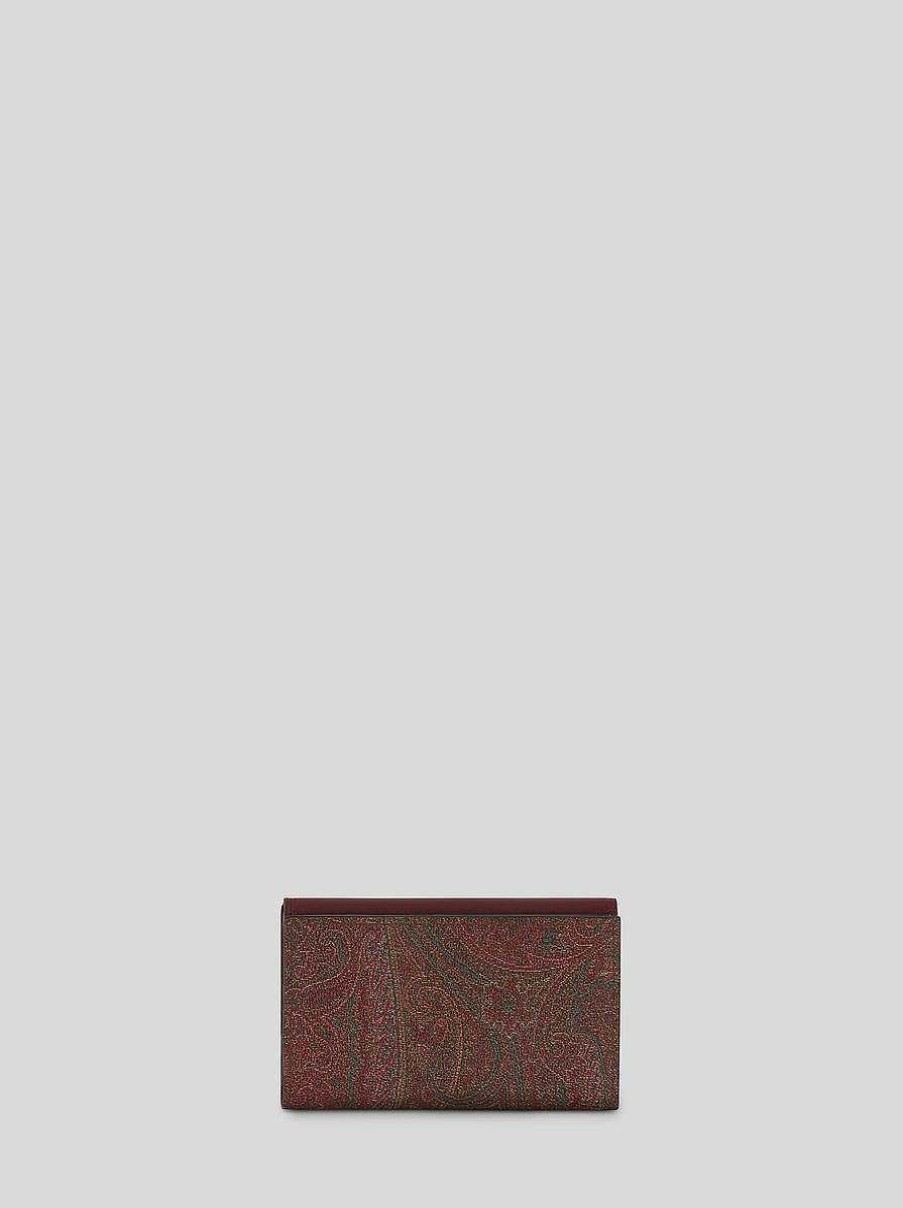 ETRO Paisley-Geldborse Etro Essential Schwarz Geldborsen Und Kreditkartenetui