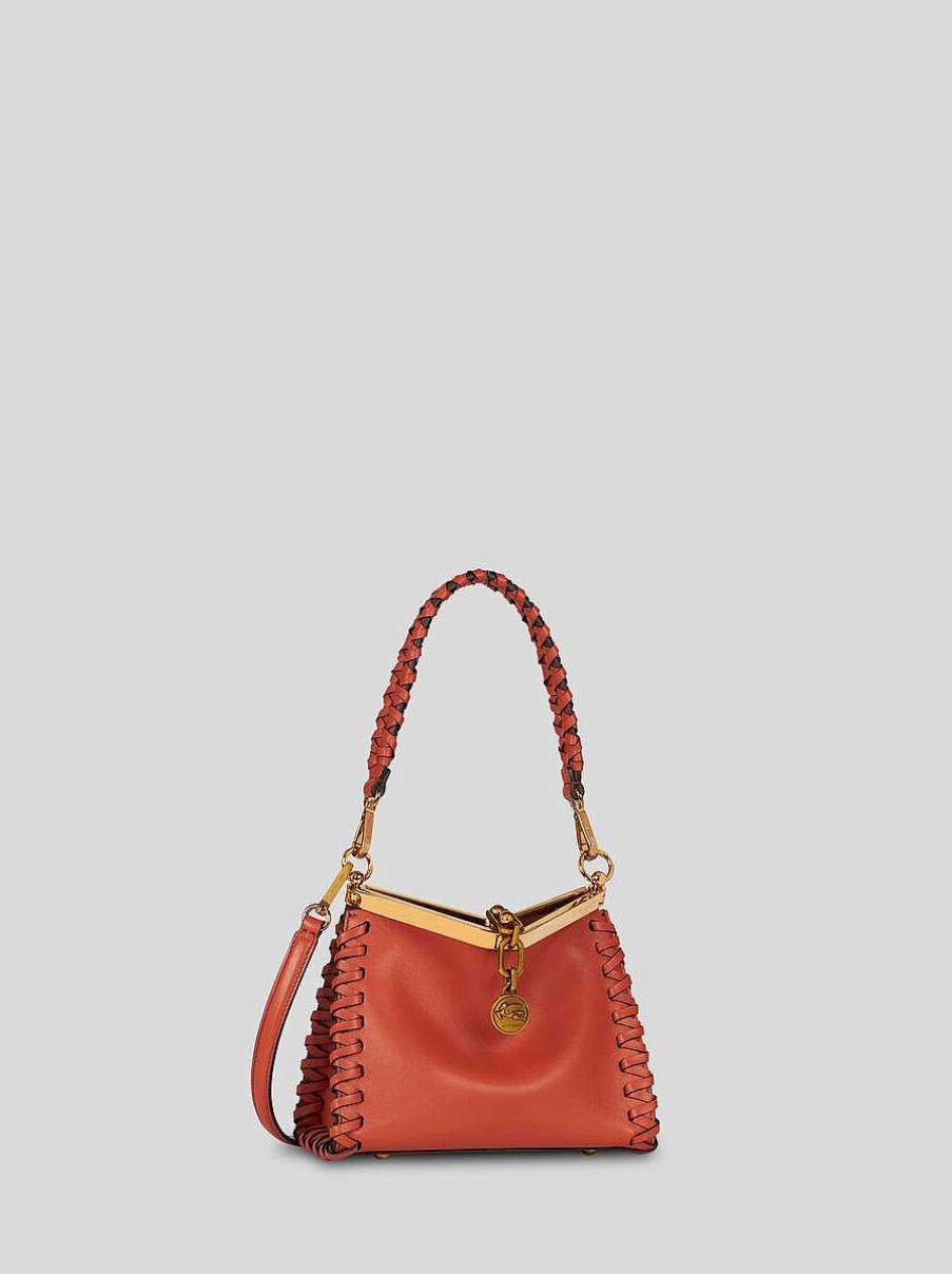 ETRO Mini-Vela-Tasche Mit Fadenarbeit Grun Vela