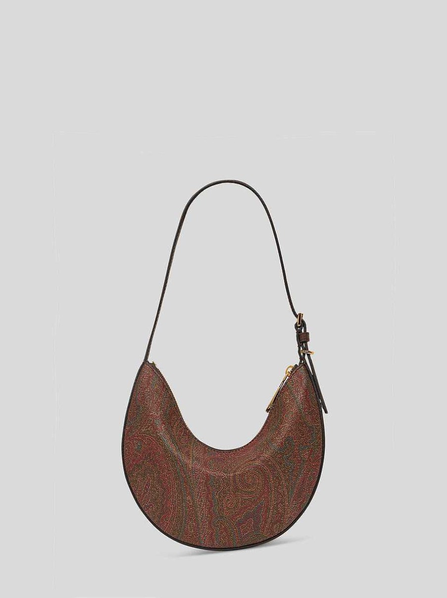 ETRO Kleine Etro Essential Hobo-Tasche Braun Schultertaschen