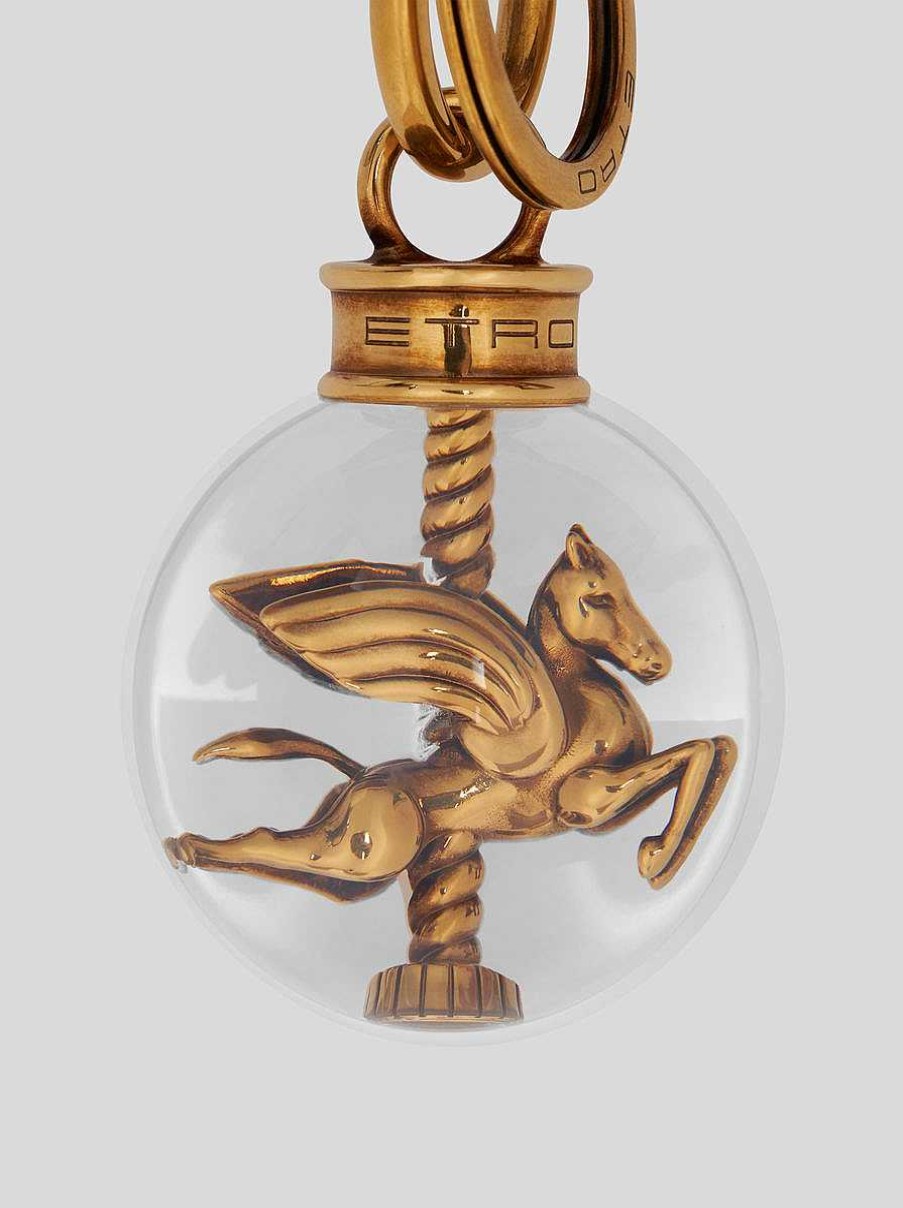 ETRO Kugelformiger Pegaso-Anhanger Gold Sonstiges Zubehor