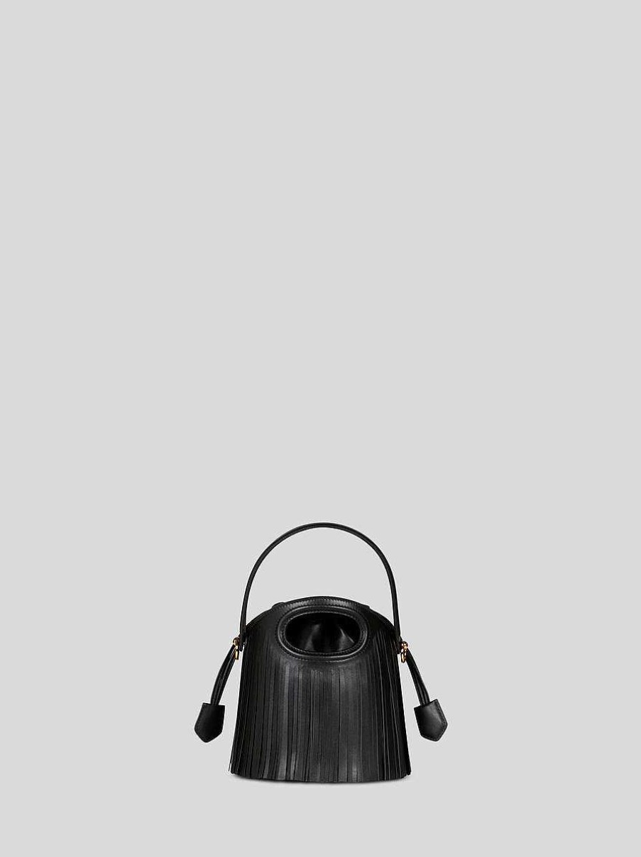 ETRO Mini-Saturno-Tasche Mit Fransen Grun Saturno