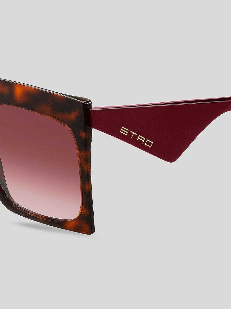 ETRO Etro Tailoring Sonnenbrillen Braun Sonnenbrille
